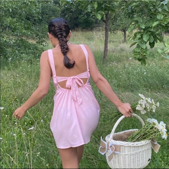 For Love And Lemons Pink Floral Dress - Picture 3 of 10